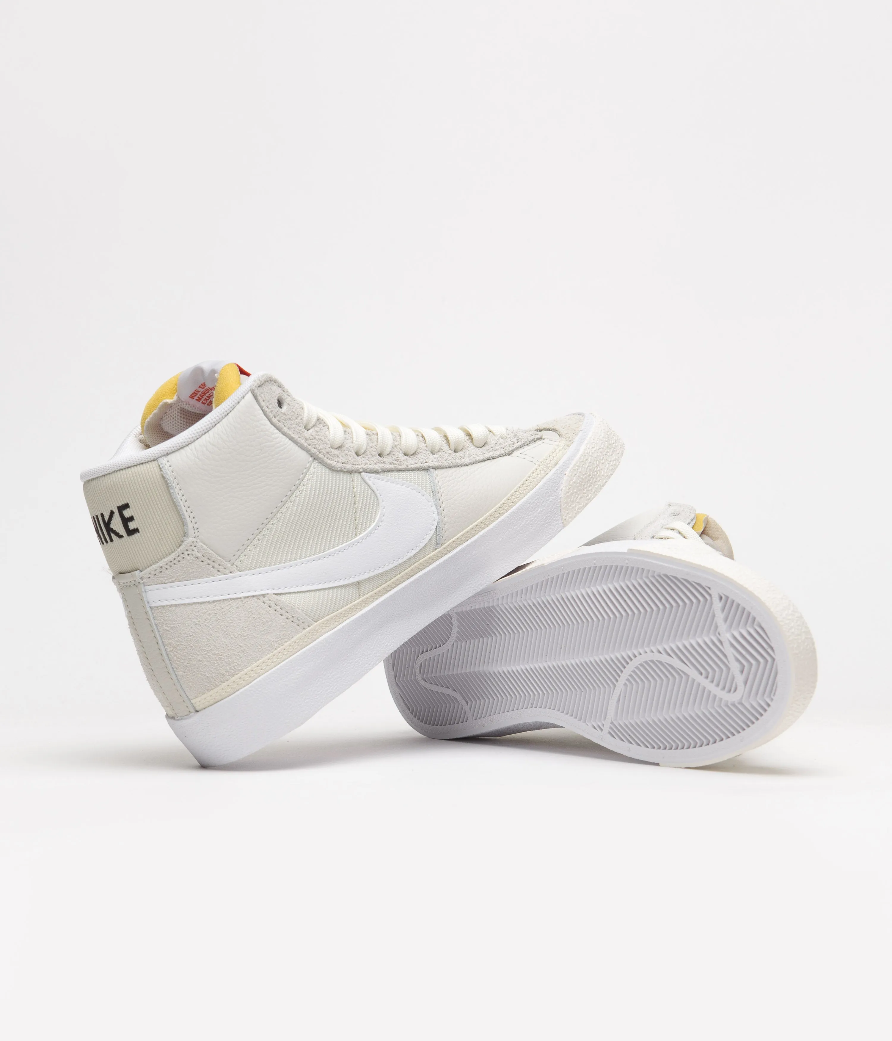 Nike Blazer Mid Pro Club Shoes - Light Bone / White - Phantom - Summit White