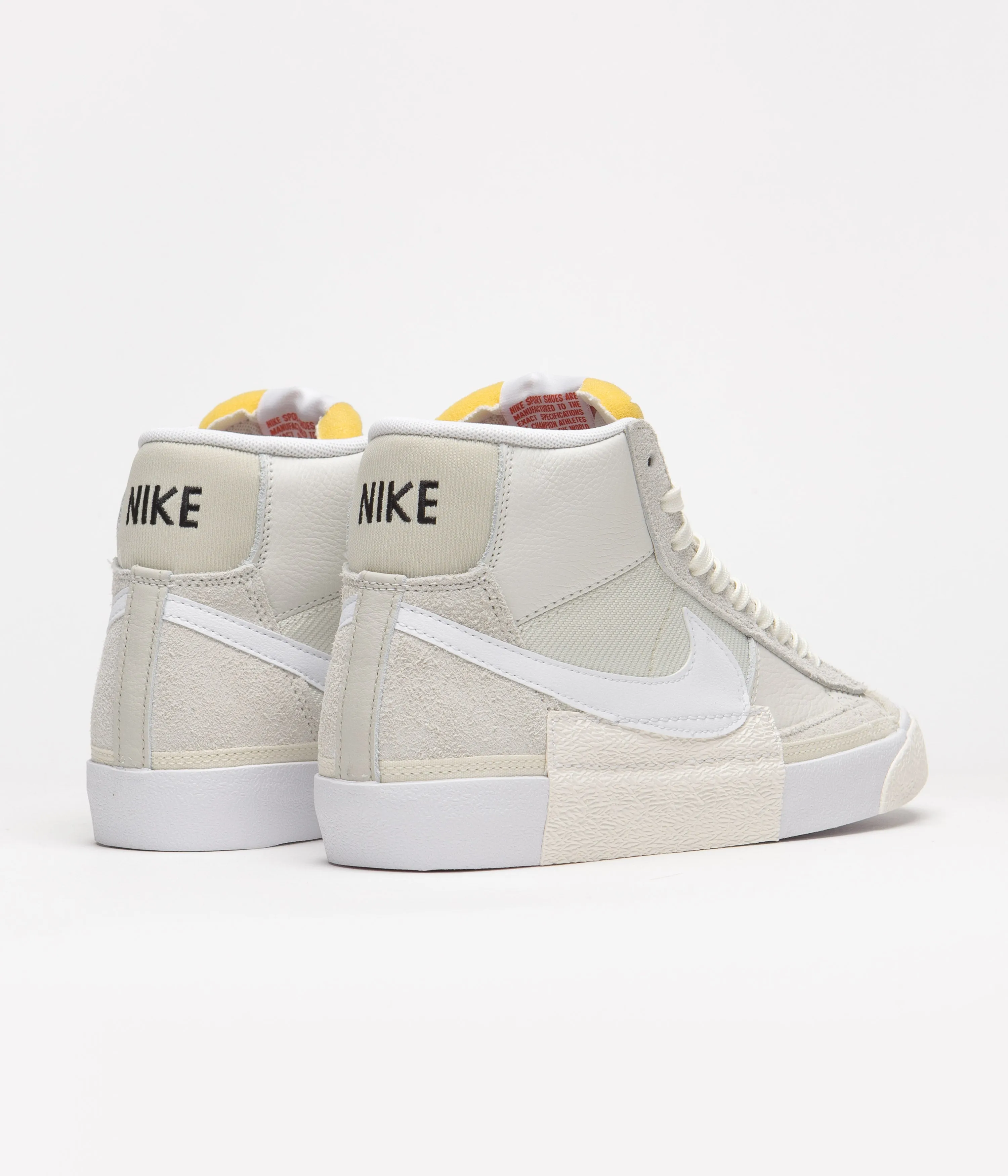 Nike Blazer Mid Pro Club Shoes - Light Bone / White - Phantom - Summit White