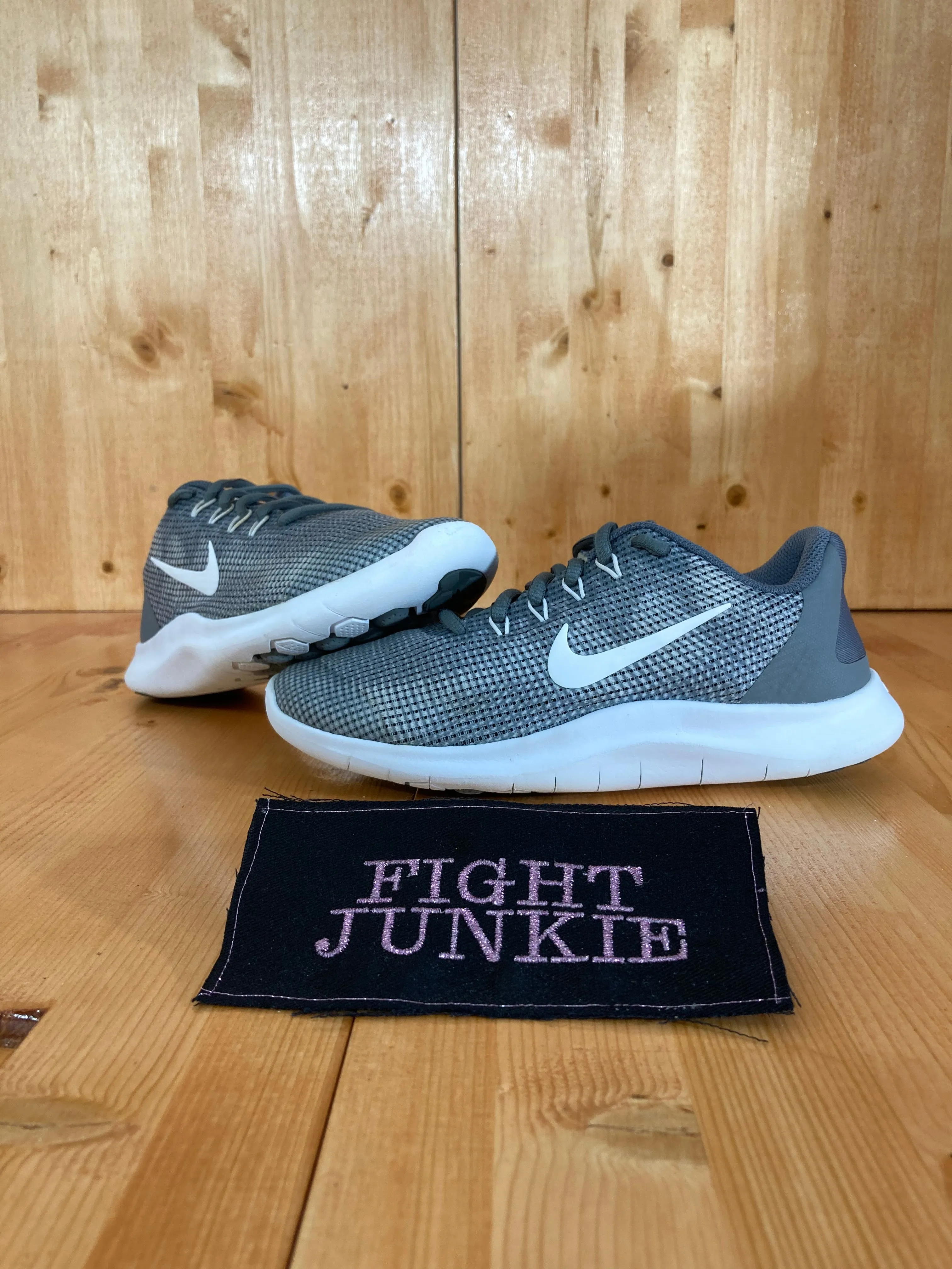 NIKE FLEX RN 2018 Youth Size 4.5Y Shoes Sneakers Gray AH3438-002