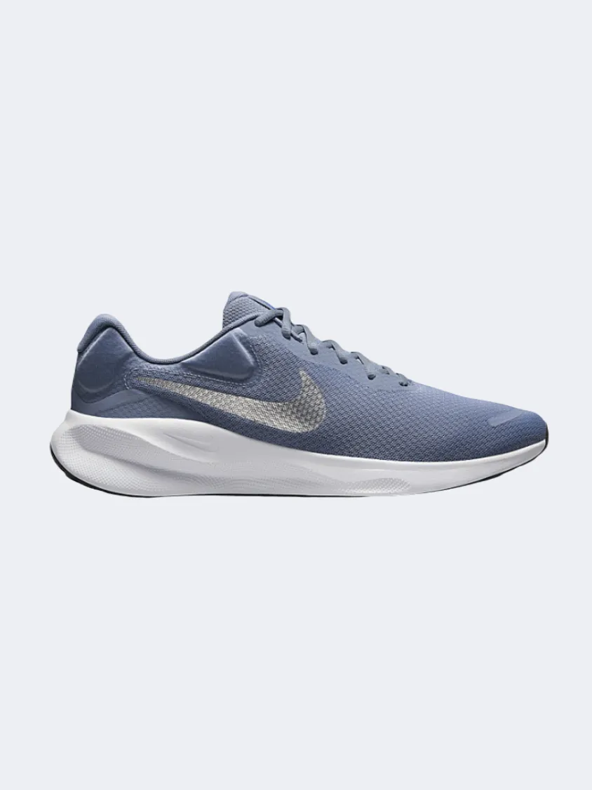 Nike Revolution 7 Men Running Shoes Ashen Slate/White