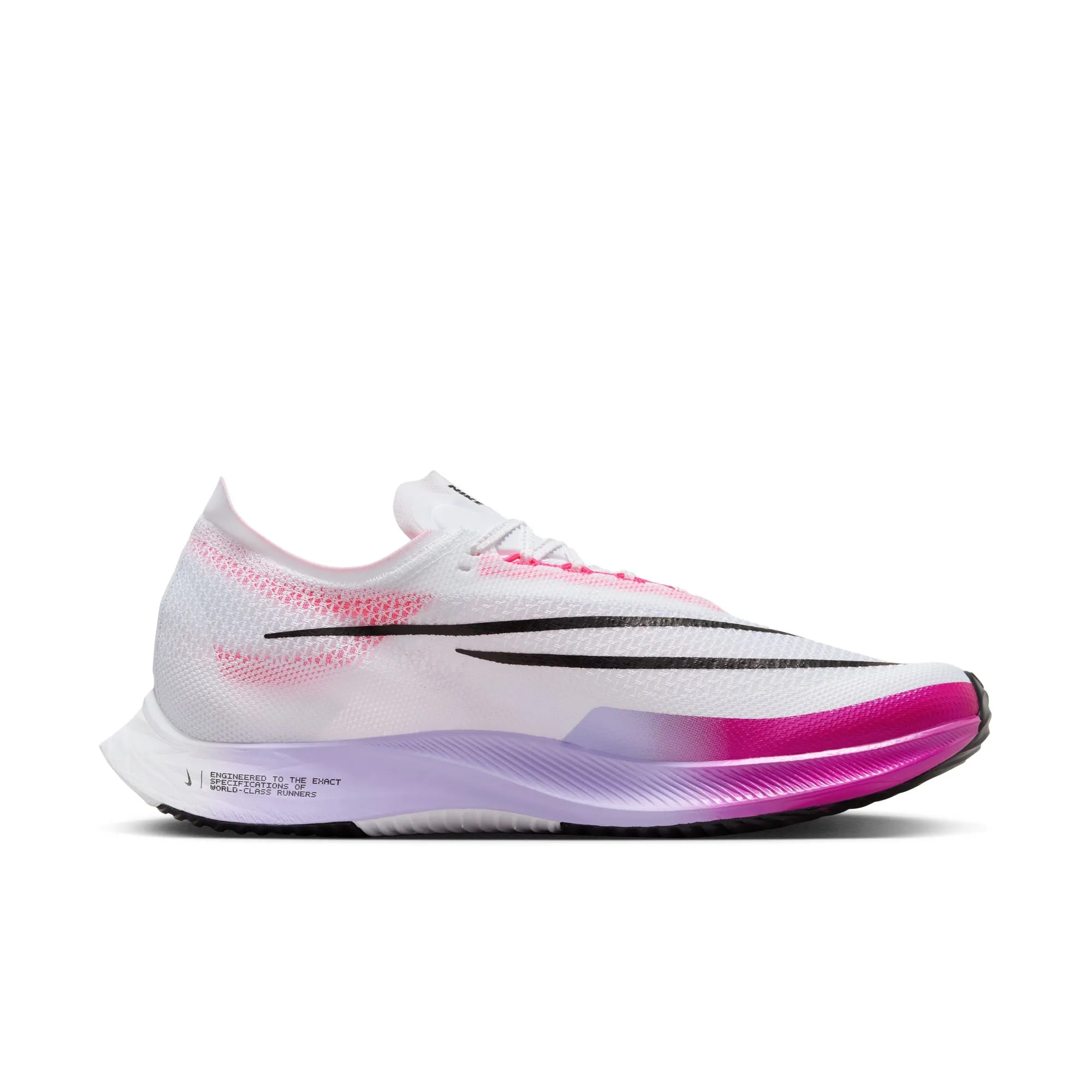 Nike ZoomX Streakfly Running Shoes White / Black / Vivid Grape / Purple Agate