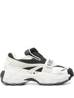 OFF-WHITE - Glove Slip On White Black Sneakers