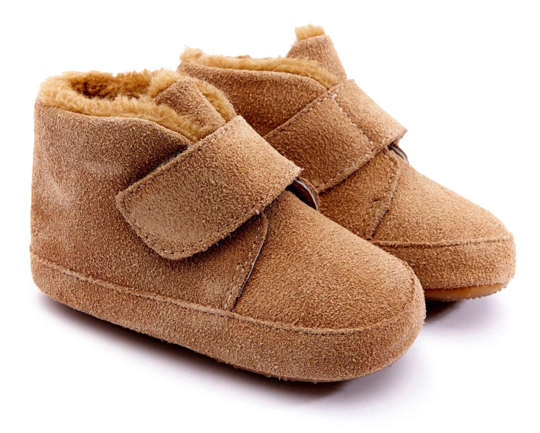 Old Soles Boy's & Girl's 0044R Shloofy Sneaker Booties - Natural Suede