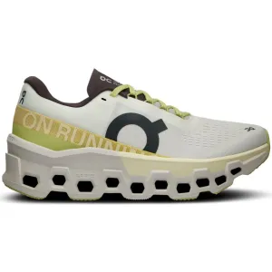 On Men's Cloudmonster 2 Running Shoes Undyed / Zest