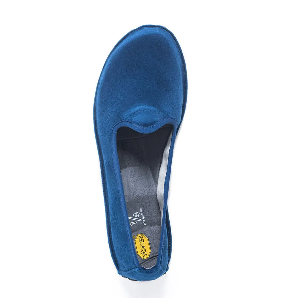 One Quarter Womens Velvet Blue