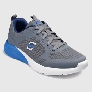 Open Box - S Sport By Skechers Men's Troy Sneakers - Gray/Blue 9.5