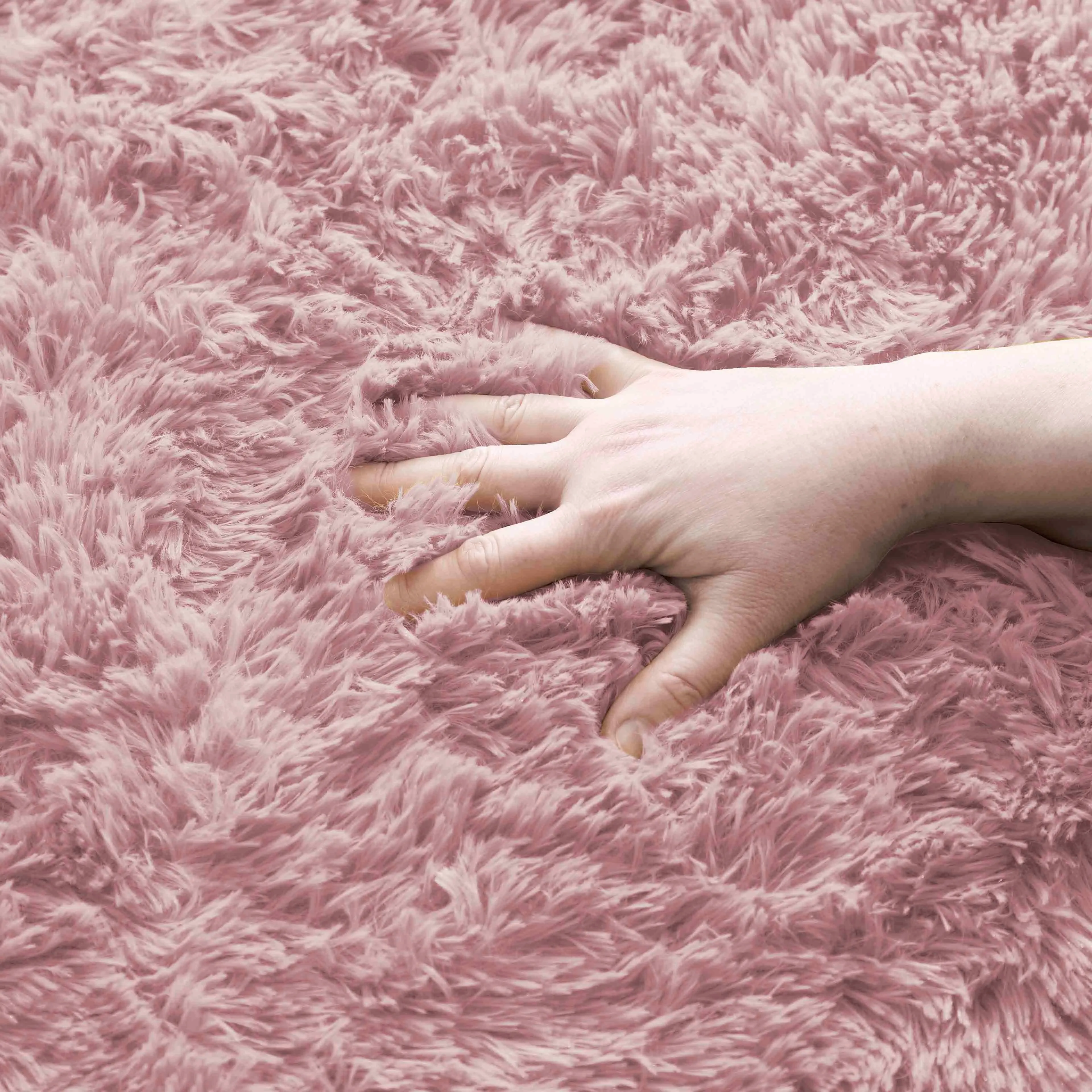 Plain Blush Pink Hug & Snug Rugs