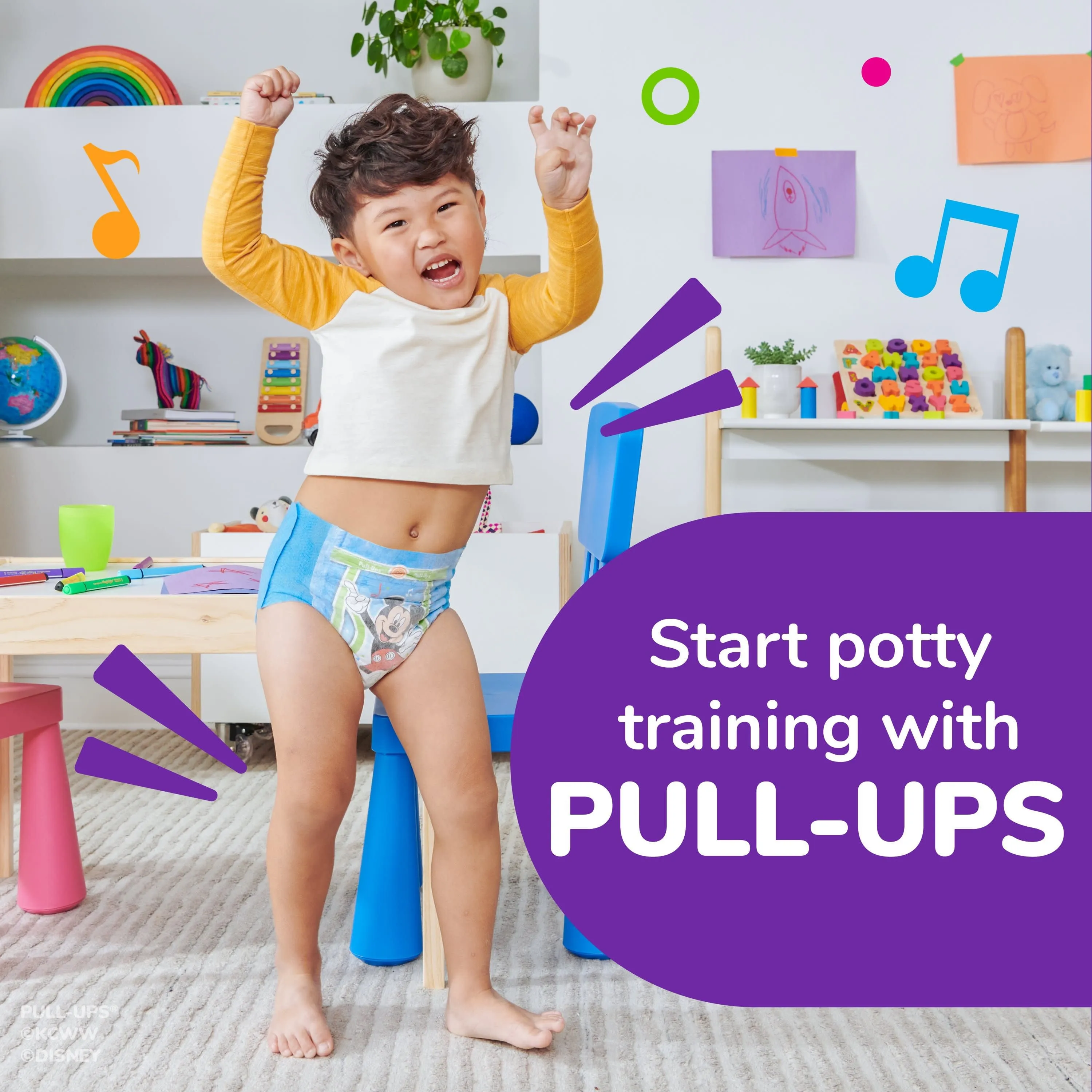 Pull-Ups Boys' Potty Training Pants, 5T-6T (50  lbs), 48 Count