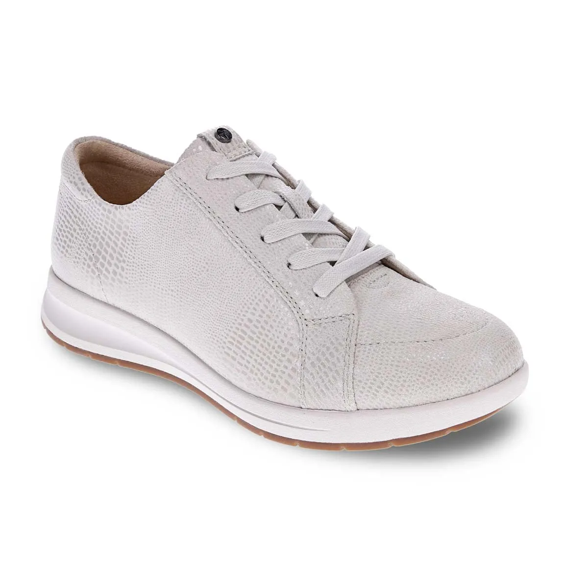 Revere Athens Women Sneakers In Oyster Lizard