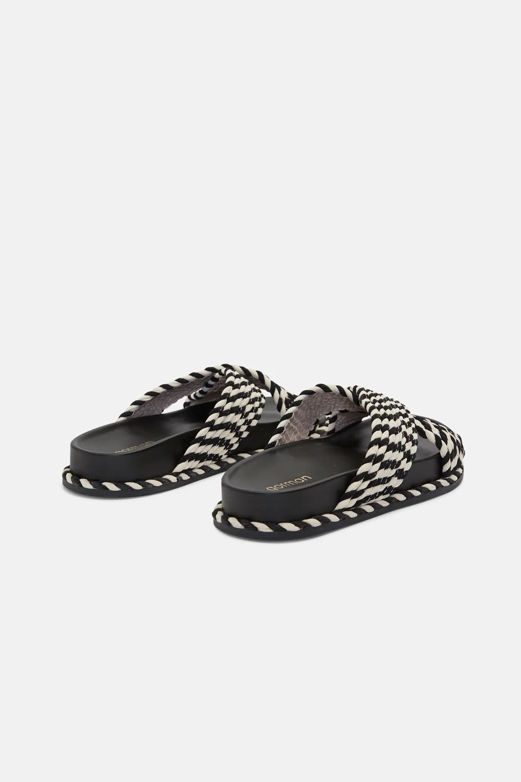 Rope Me In Sandal - Black