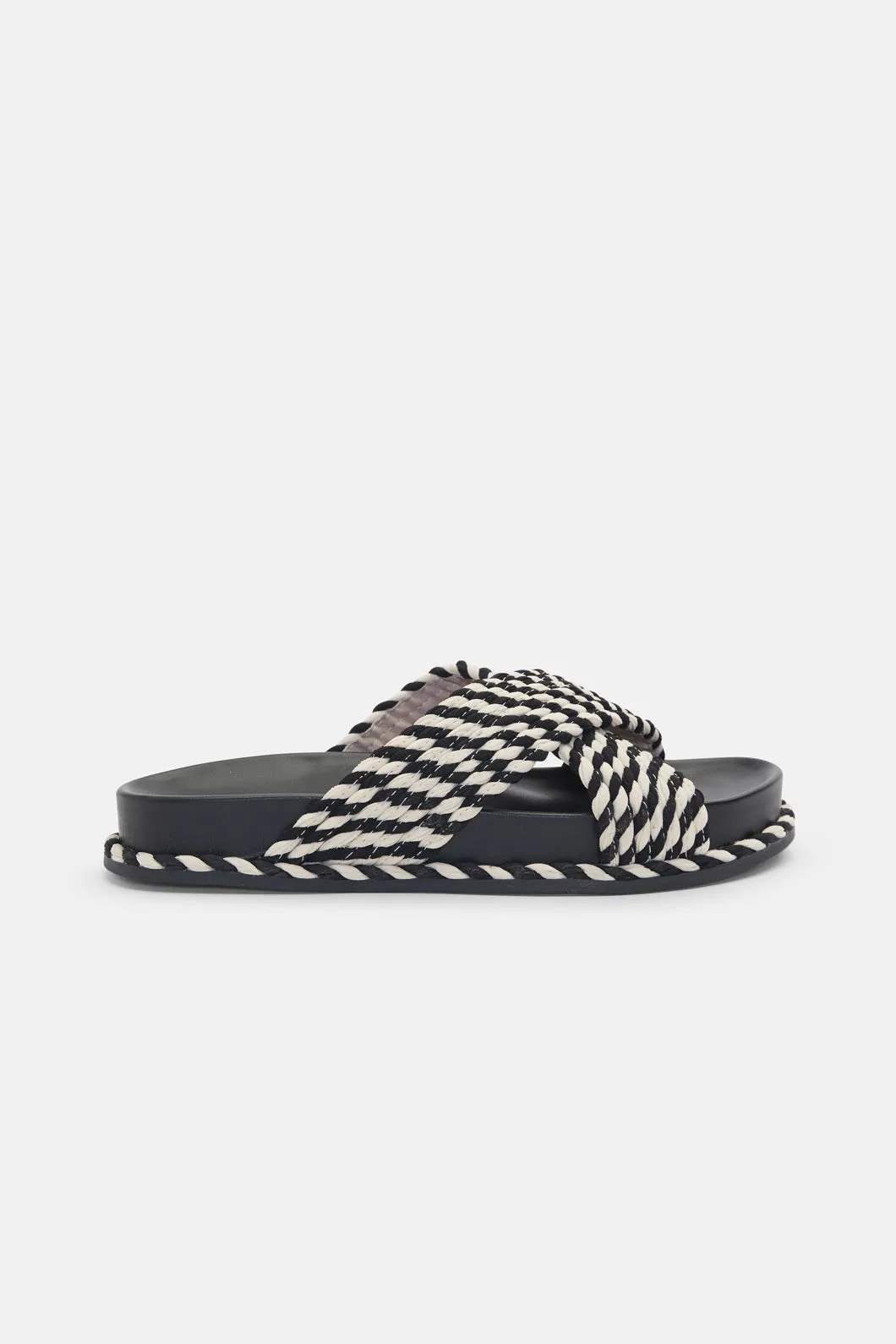 Rope Me In Sandal - Black