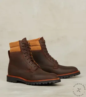 Ross - 378 - Vibram Carrarmato - Dark Brown Roughout Suede