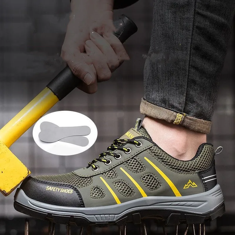 Safety Shoes Breathable Light Feet Steel Toe Cap Work Shoes