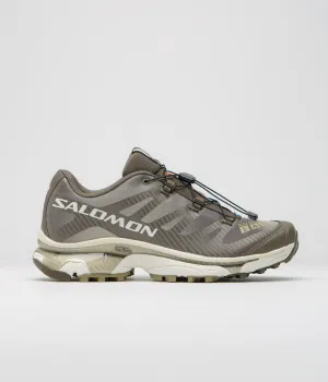 Salomon XT-4 OG Aurora Borealis Shoes - Canteen / Transparent Yellow / Dried Herb