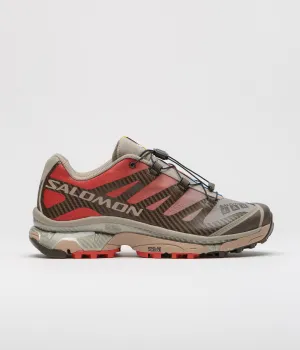 Salomon XT-4 OG Shoes - Wren / Vintage Khaki / Aurora Red