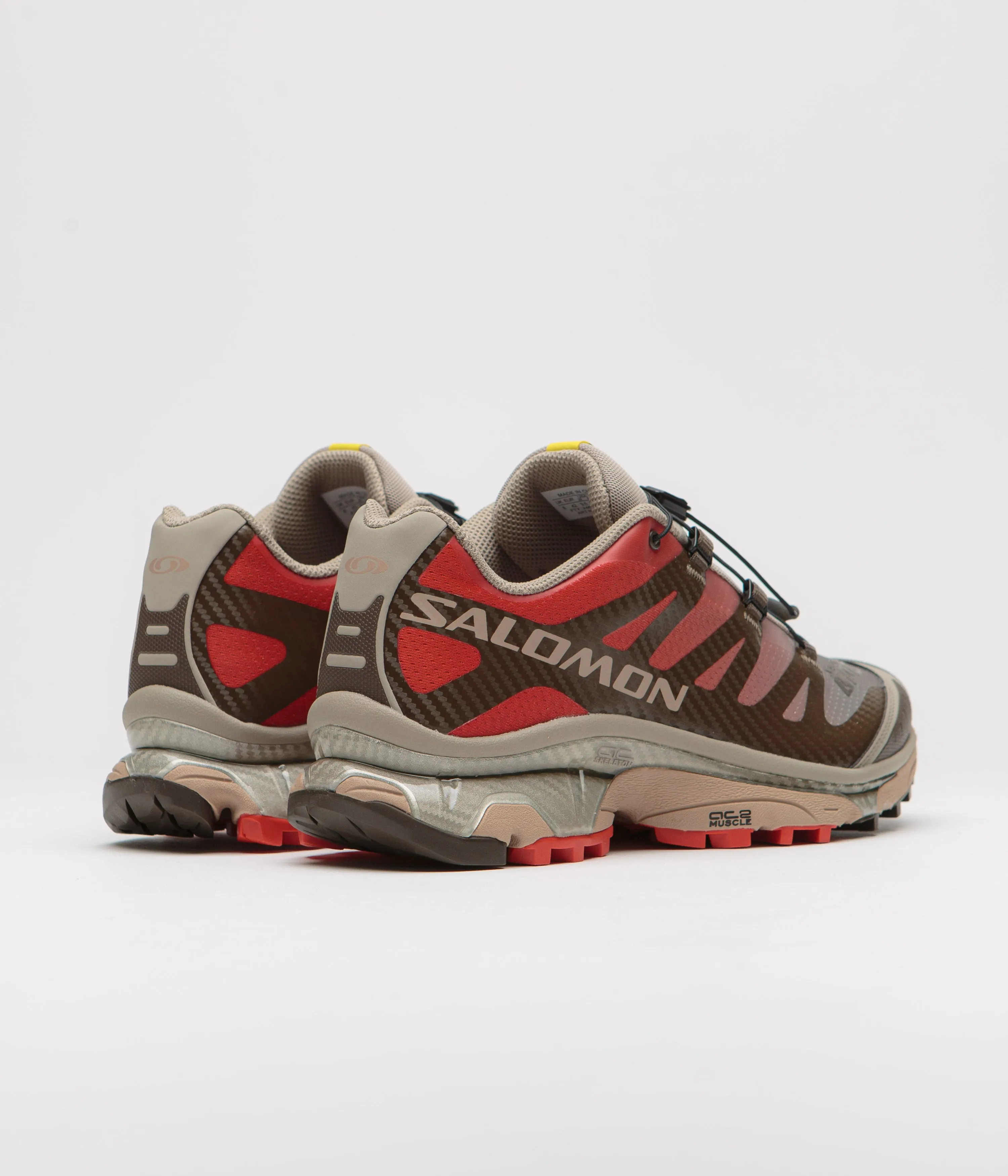 Salomon XT-4 OG Shoes - Wren / Vintage Khaki / Aurora Red