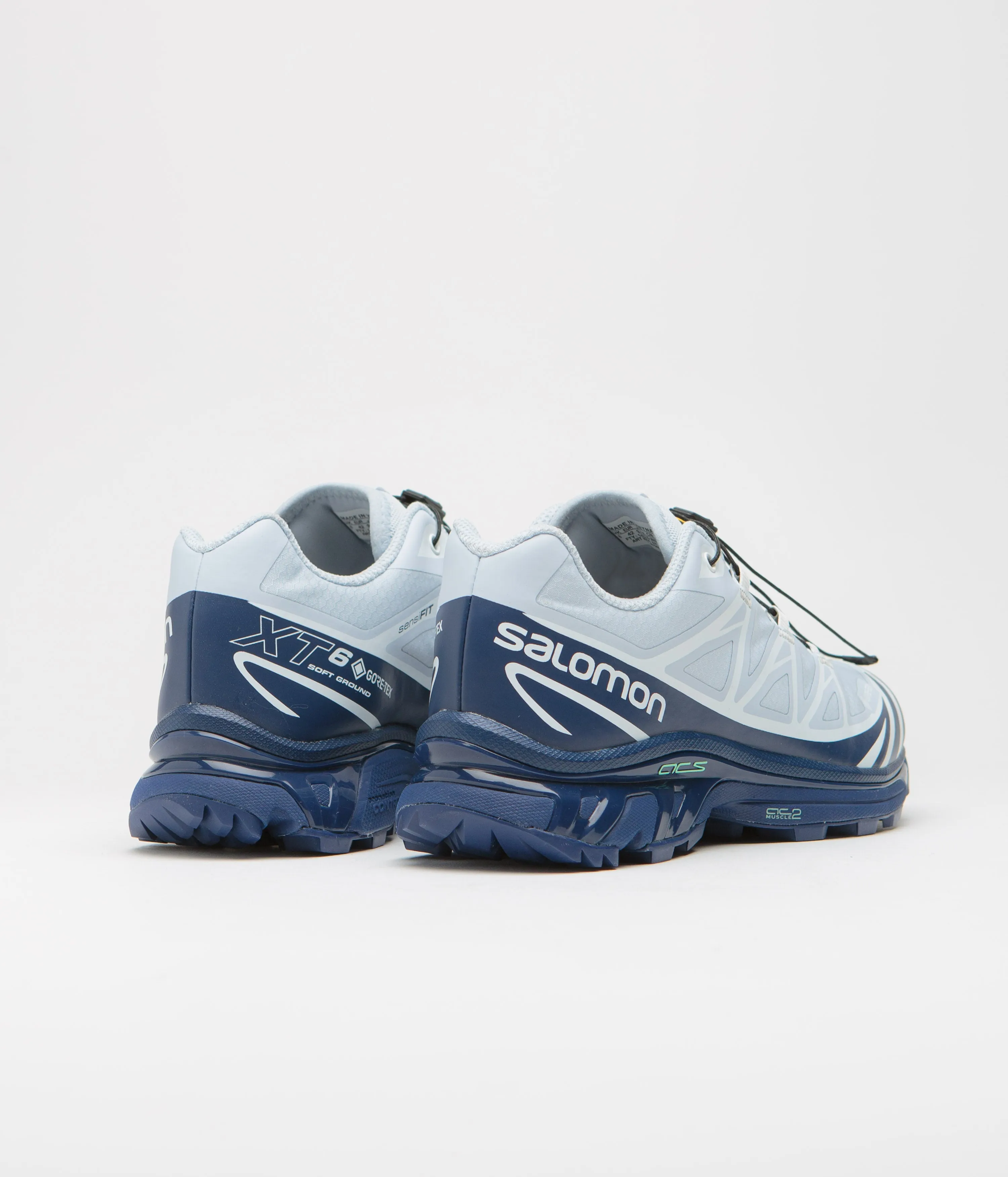 Salomon XT-6 GTX Shoes - Blue Print / Heather / White