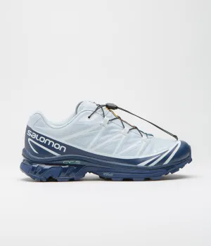 Salomon XT-6 GTX Shoes - Blue Print / Heather / White