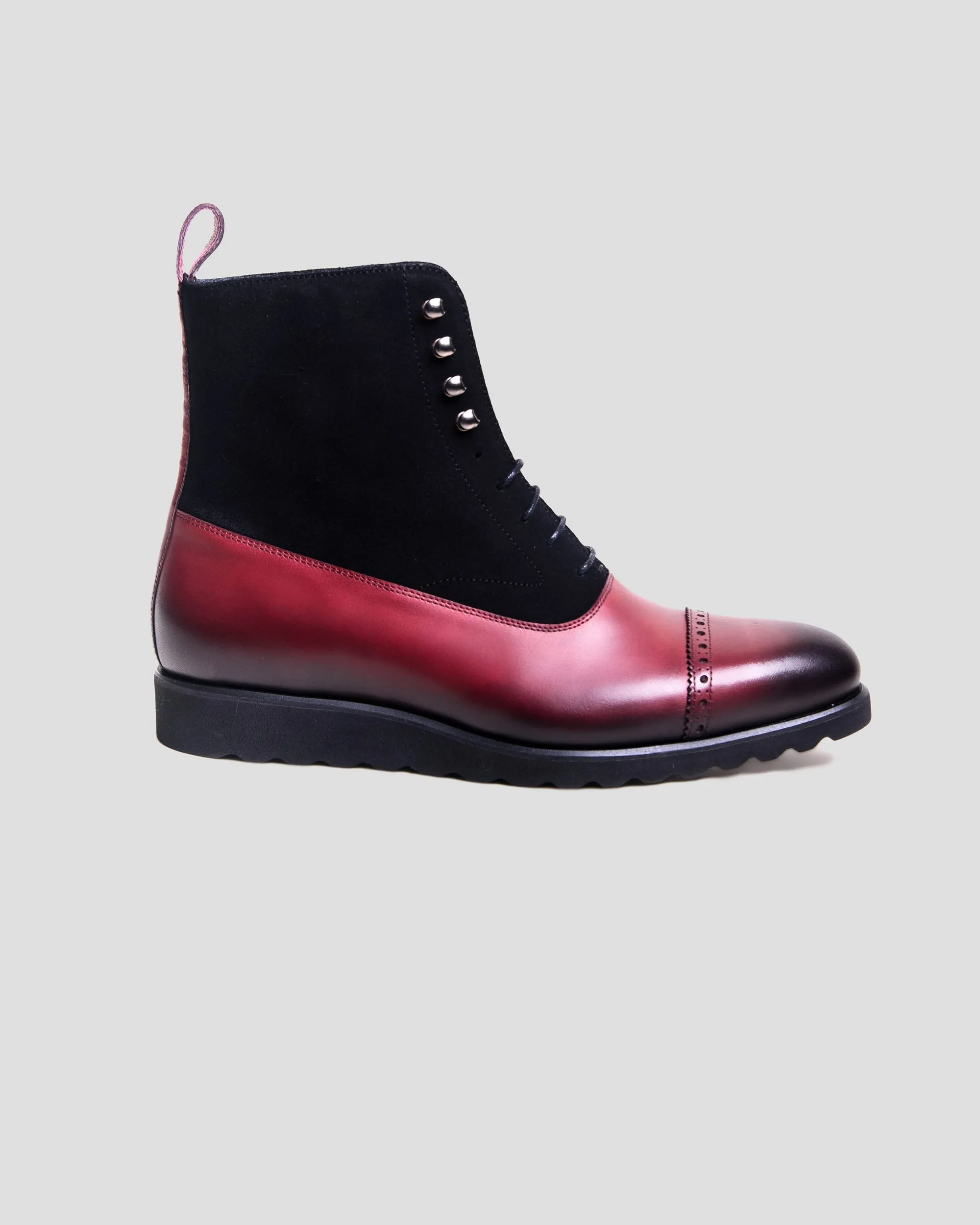 SG Logan High Top Boots V1 – Cherry   Black