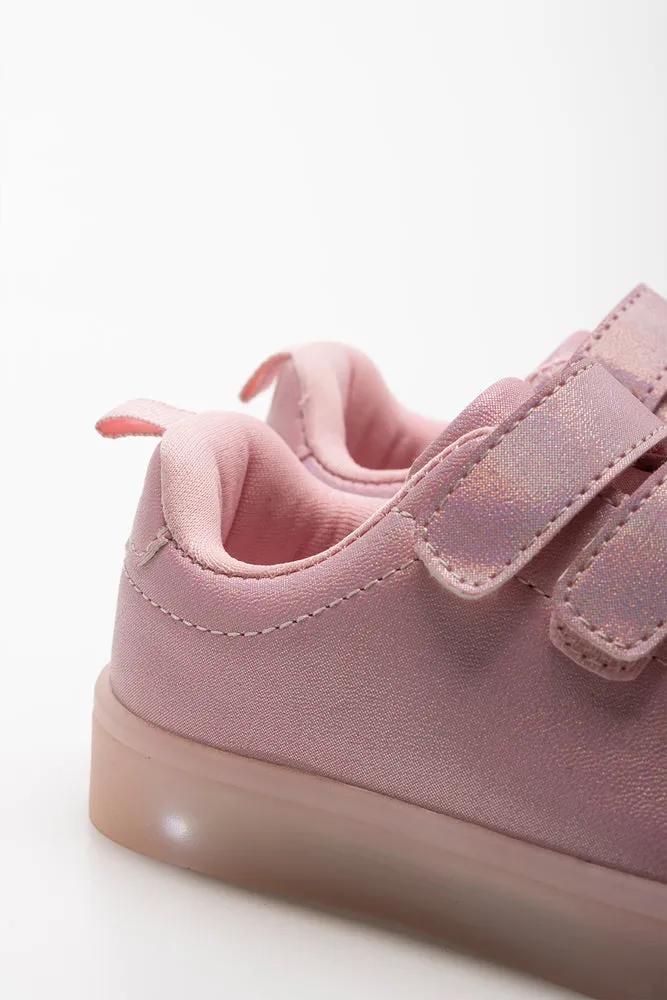 Shimmer Light Up Sneaker Pink