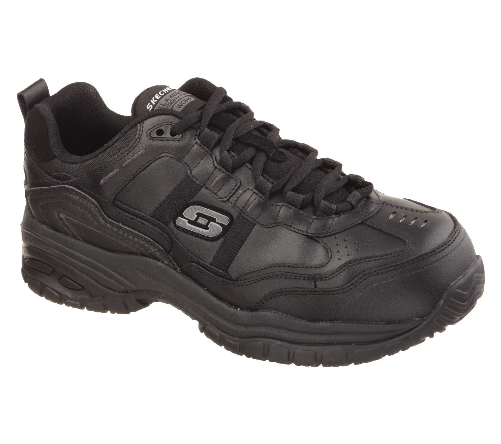 Skechers Workwear Soft Stride - Grinnell Safety Shoe SB Black