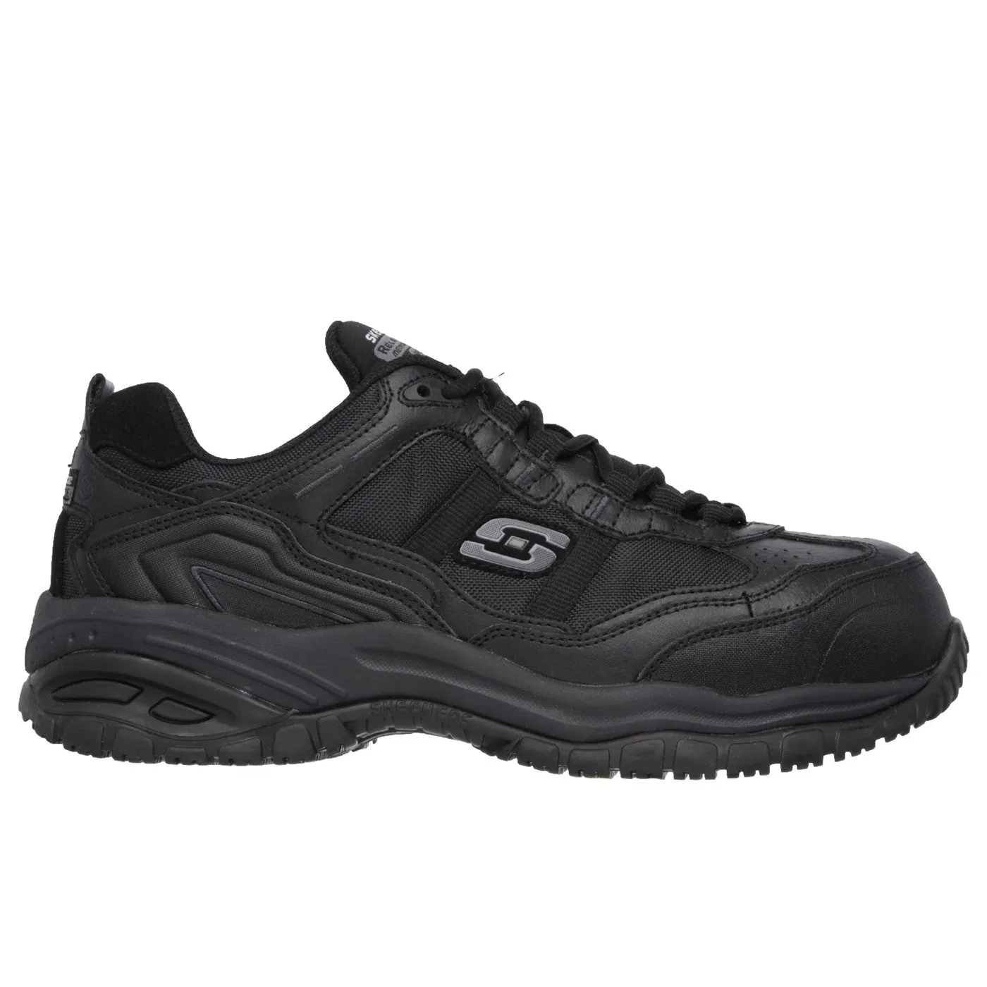 Skechers Workwear Soft Stride - Grinnell Safety Shoe SB Black