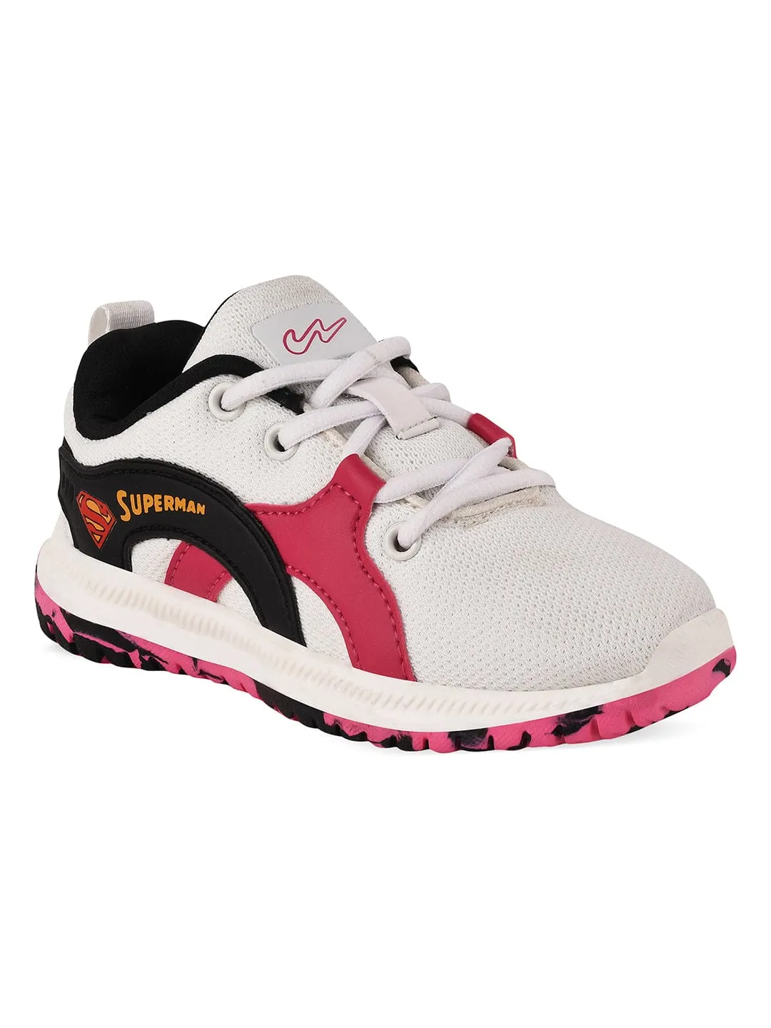 SNOOPY JR Off White Kid's Running Shoes