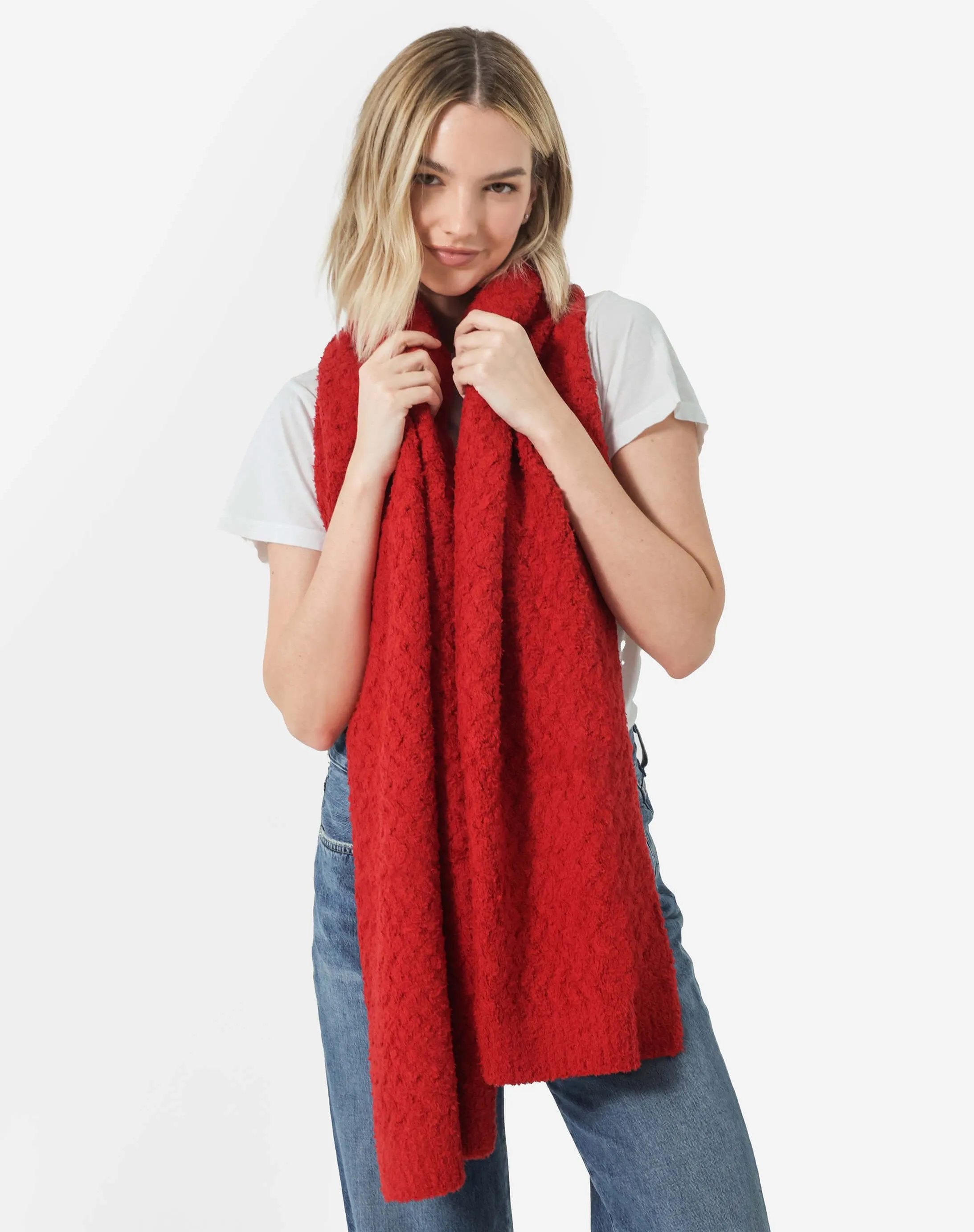 Snug Waffle Scarf