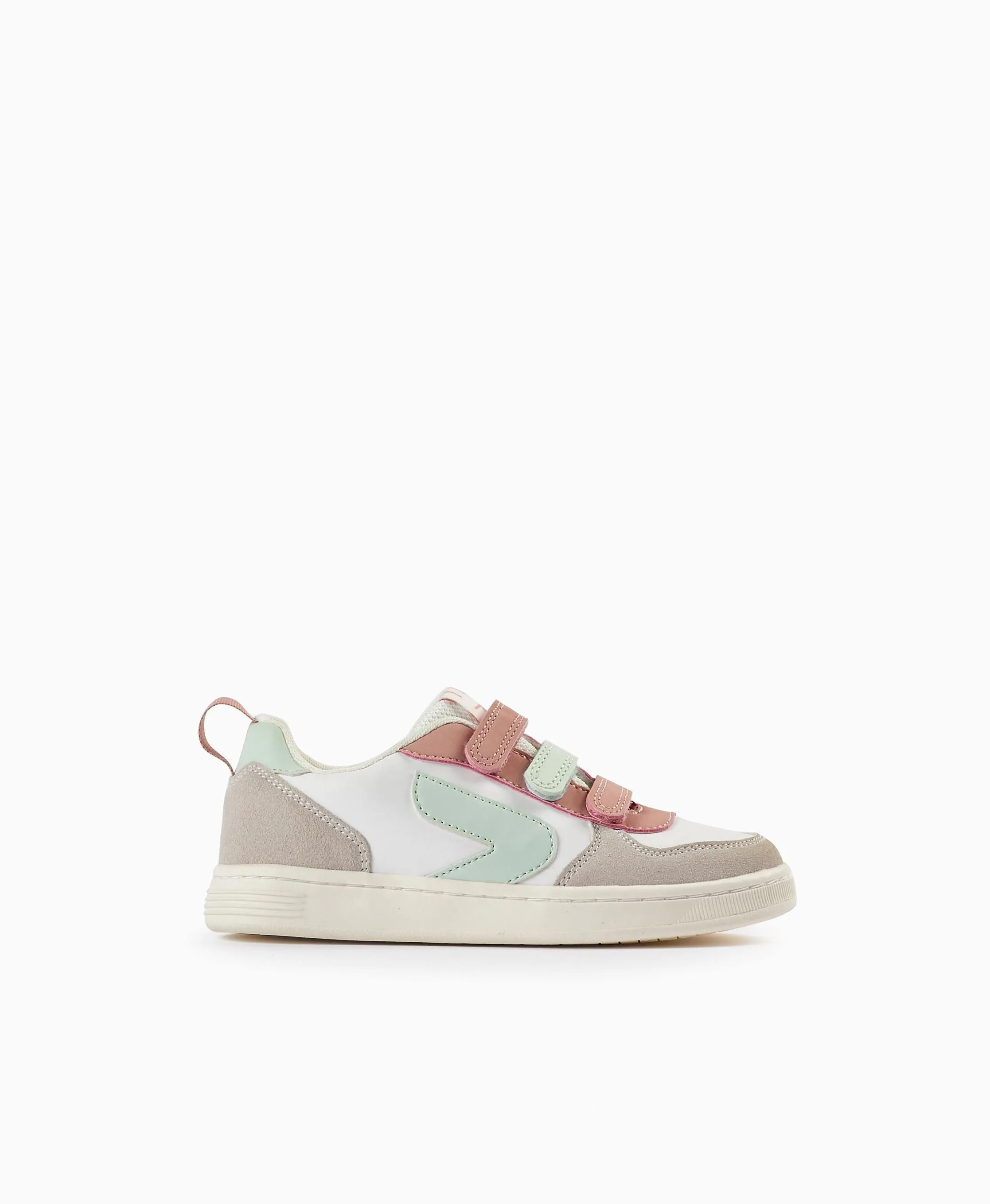 Synthetic Leather Trainers for Girls 'Move', Multicolour