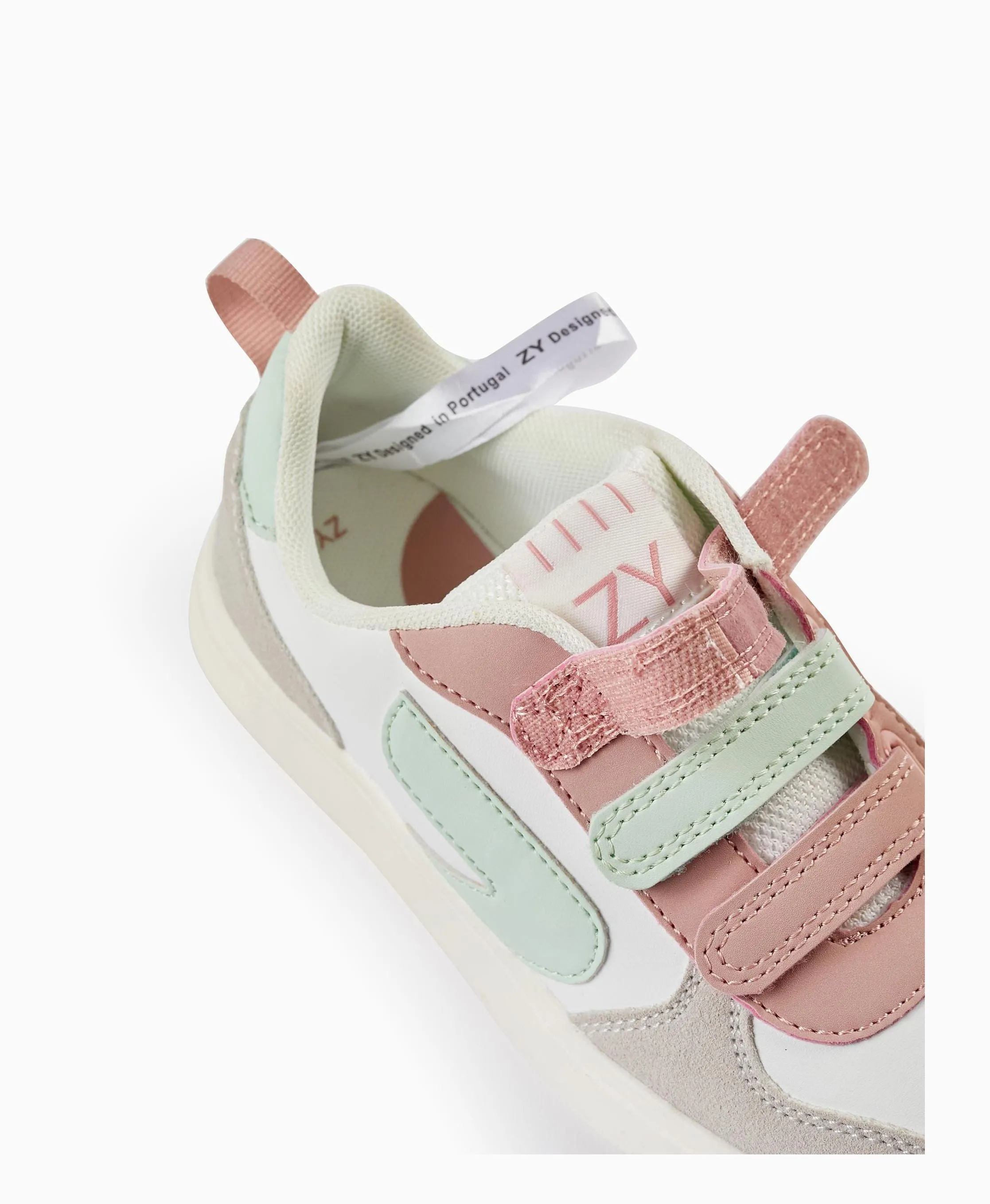 Synthetic Leather Trainers for Girls 'Move', Multicolour