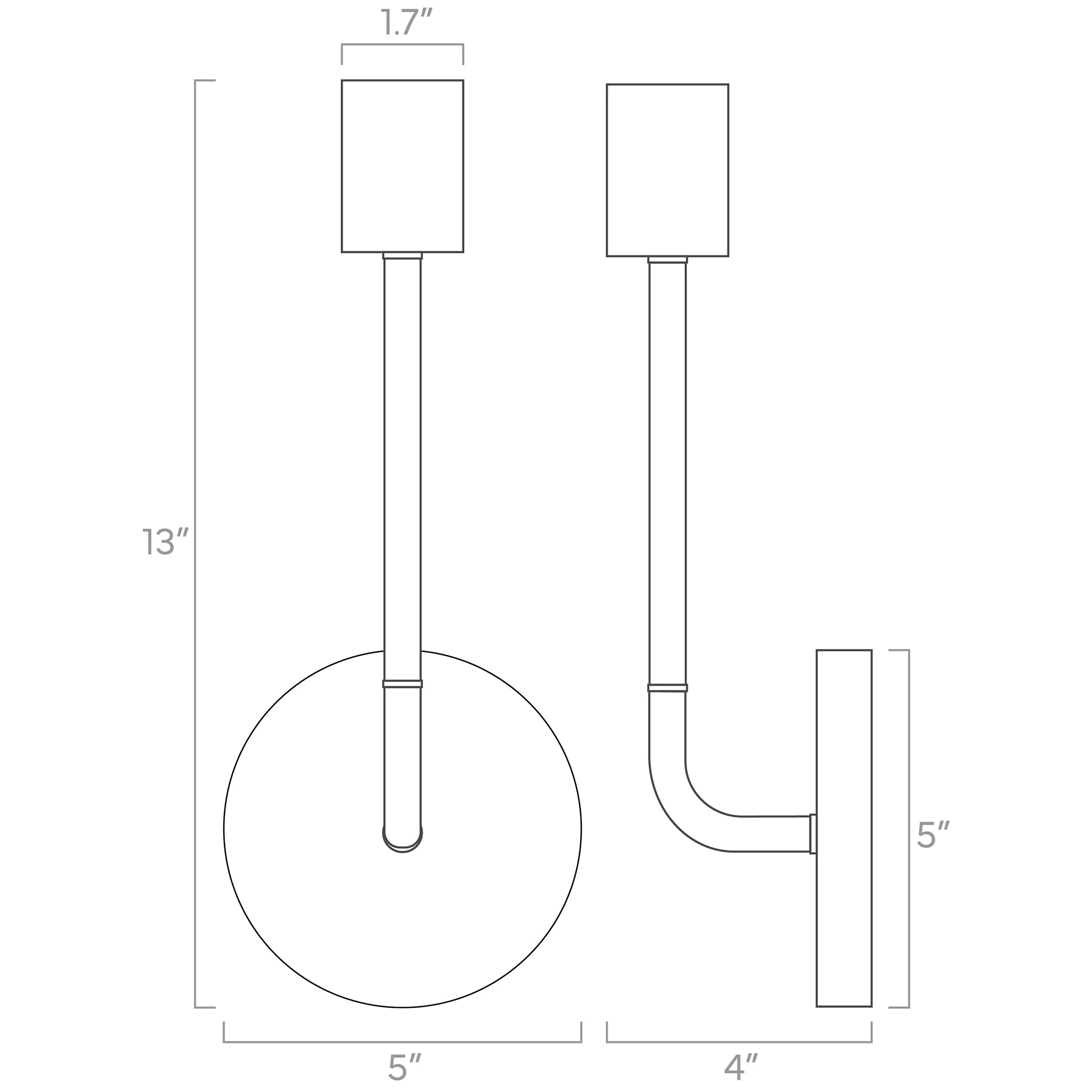 Tall Snug Sconce