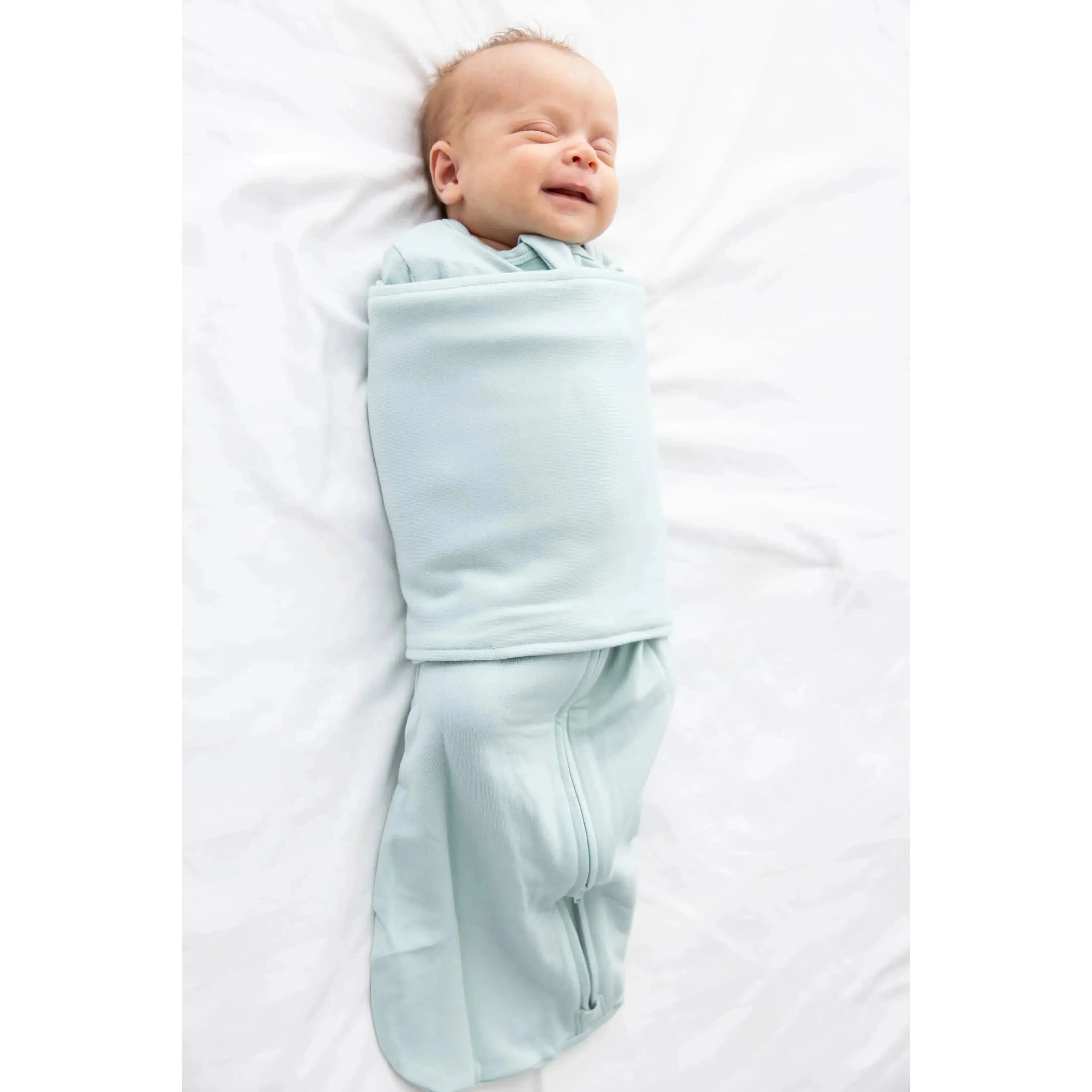 The Butterfly Swaddle - Preemie - Sage Green