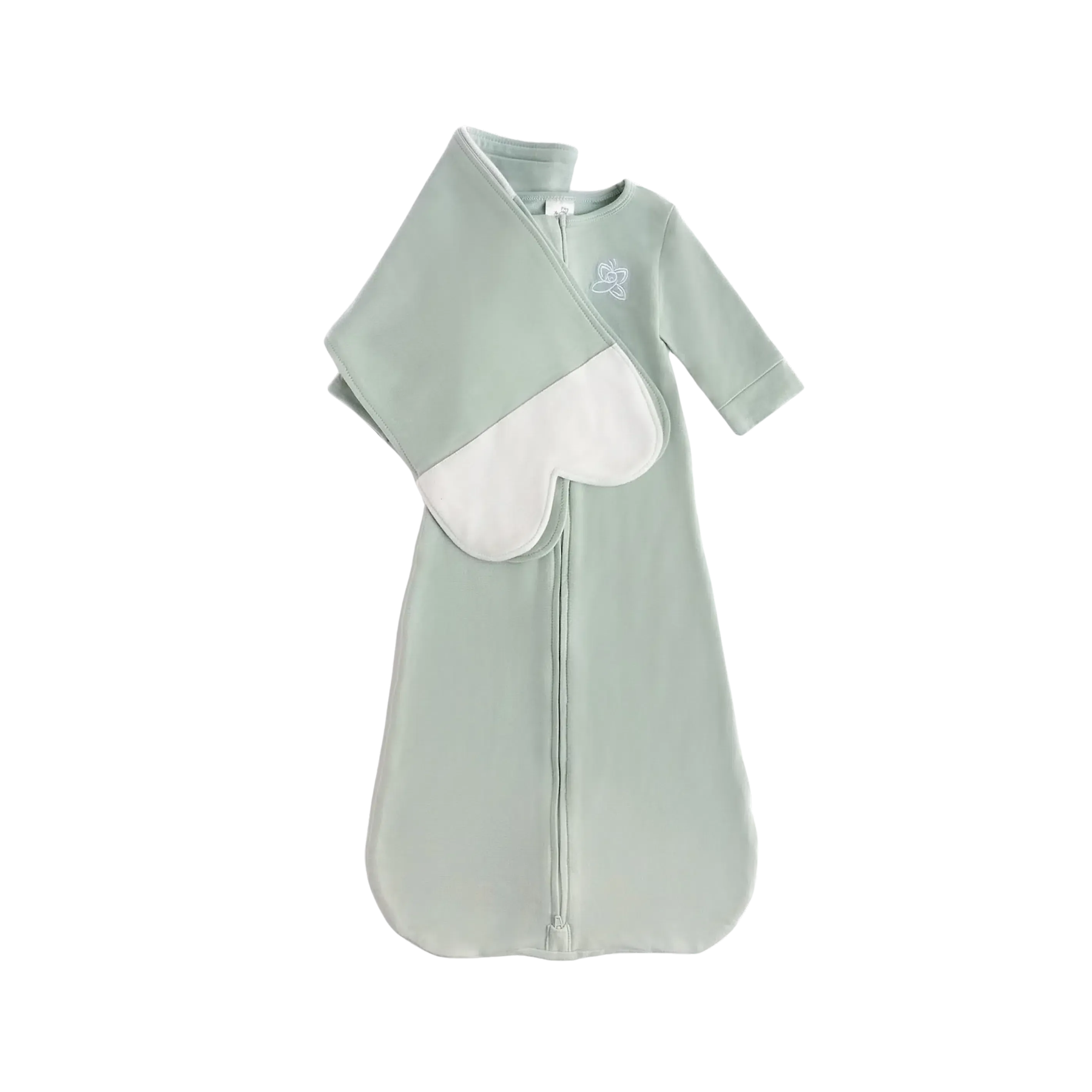 The Butterfly Swaddle - Preemie - Sage Green