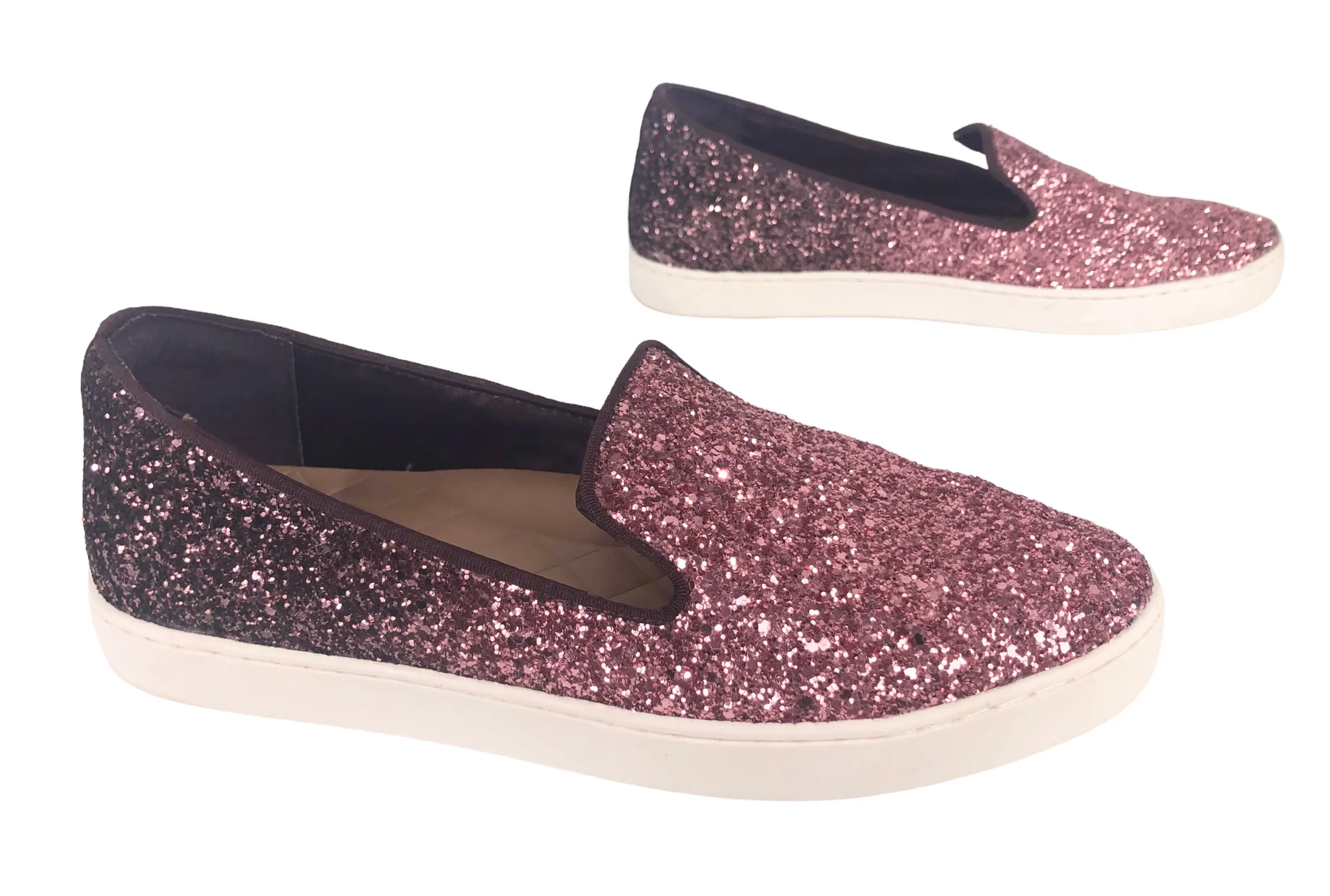 The Swift Rose Sparkle Slip-On Sneaker | Size 9