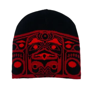 Totemic Abstract Bear Fox Toque Hat