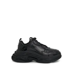 Triple S Rubber Sneaker in Black