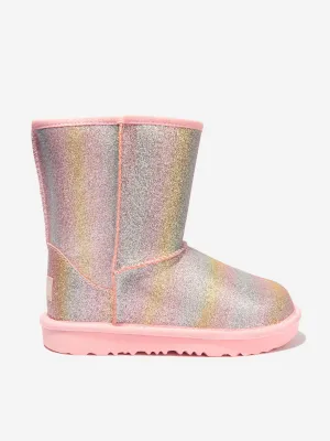 UGG Girls Classic II Glitter Boots