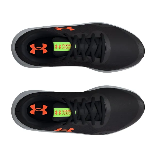 Under Armour Boys Trainer BGS Charged Pursuit 3 Black/Grey/Orange