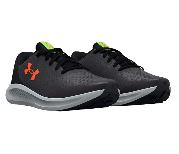 Under Armour Boys Trainer BGS Charged Pursuit 3 Black/Grey/Orange