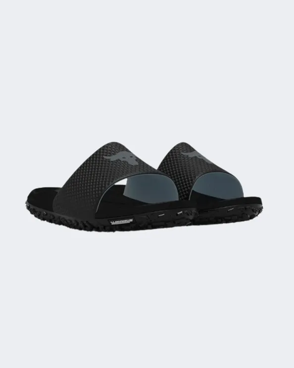 Under Armour Project Rock Men Lifestyle Slippers Black