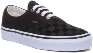 Vans Classic Era Deboss Chk In Black White For Men