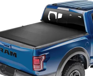 Vevor Tonneau Cover Quad-Fold for 6.4' Truck Bed 2002-2024 Dodge Ram 1500 Tear-Resistant PVC Anti-Loose Clamps New