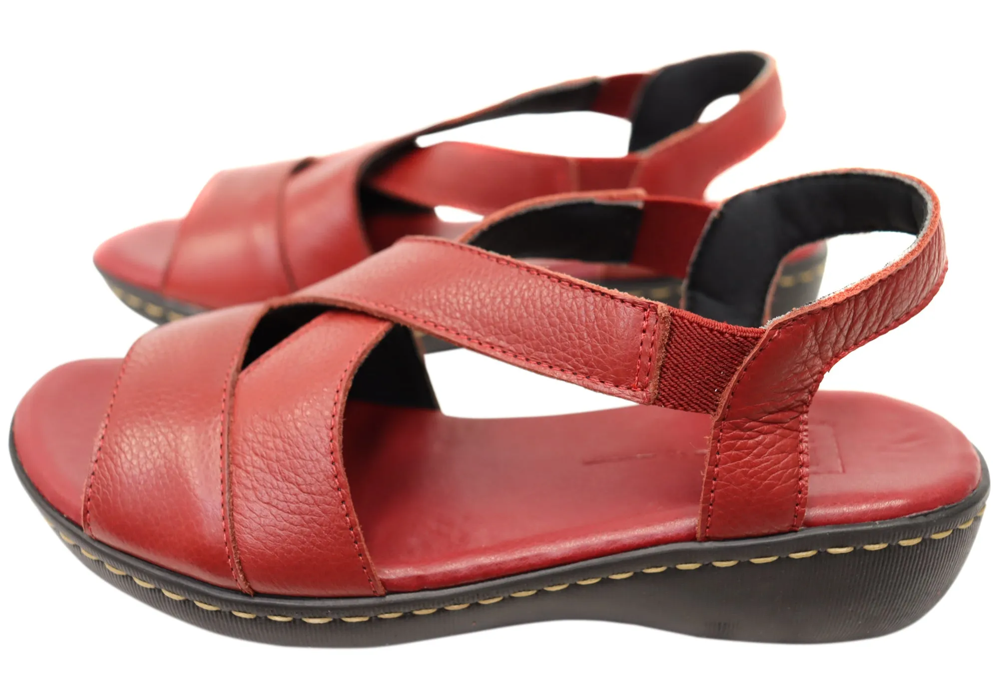 Via Paula Mimosa Womens Brazilian Comfortable Leather Sandals