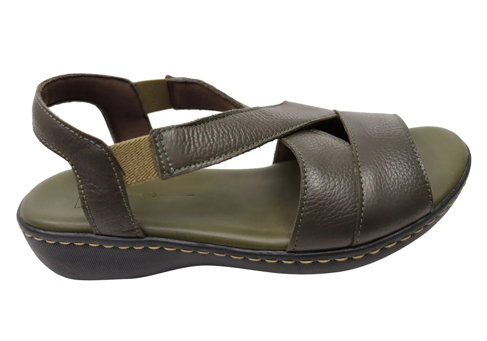 Via Paula Mimosa Womens Brazilian Comfortable Leather Sandals