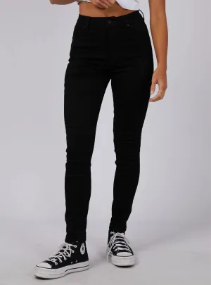 VICE HIGH SKINNY JEAN - Jet Black