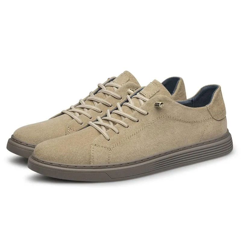 Vulcanized Leather Men's Casual Shoes: TJ411 Fashion Sneakers for Outdoor