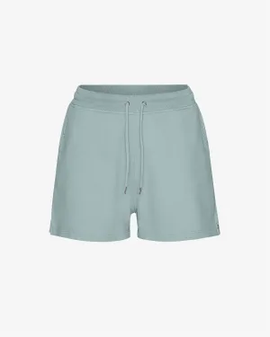 Women Organic Sweatshorts - Steel Blue