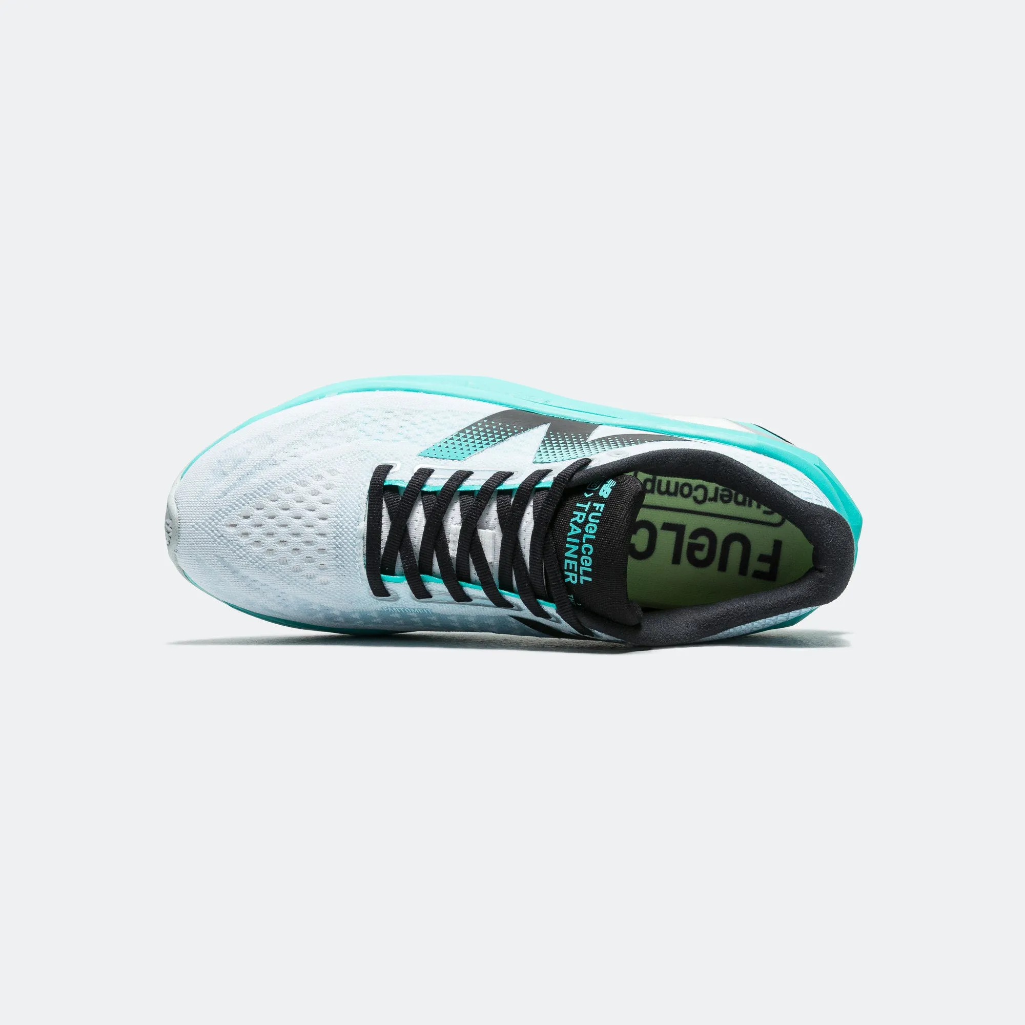 Womens FuelCell SuperComp Trainer v3 - White/Cyber Jade