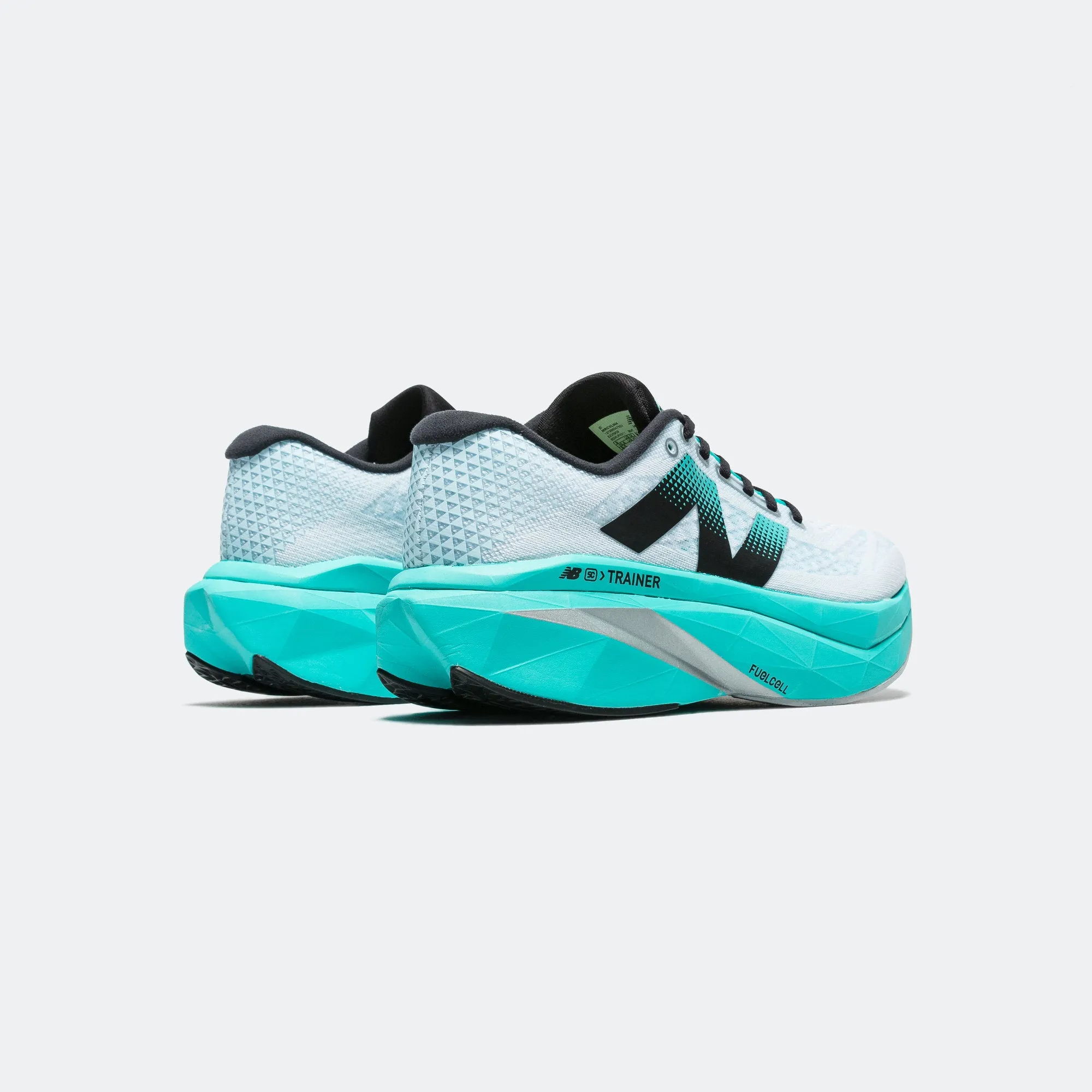 Womens FuelCell SuperComp Trainer v3 - White/Cyber Jade