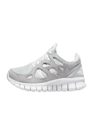 Women's Textule With Little Suede Running Shoes,Grey